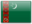 Flagge Turkmenistan