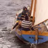 Marinekutter KUDDEL beim Langtörn 70er Jahre