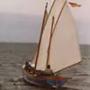 Marinekutter KUDDEL beim Langtörn 70er Jahre