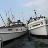 Verkehrsboot 'Kuddel' und 'Küstennebel' im Päckchen 2006